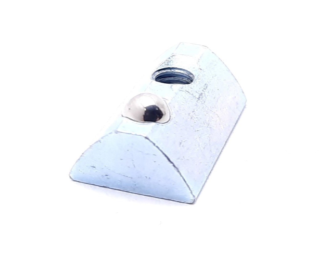 New – Open box Lot of 20 80/20 3913 Slide in T-Nuts with Ball Spring, M5 x 0.8 15 Series