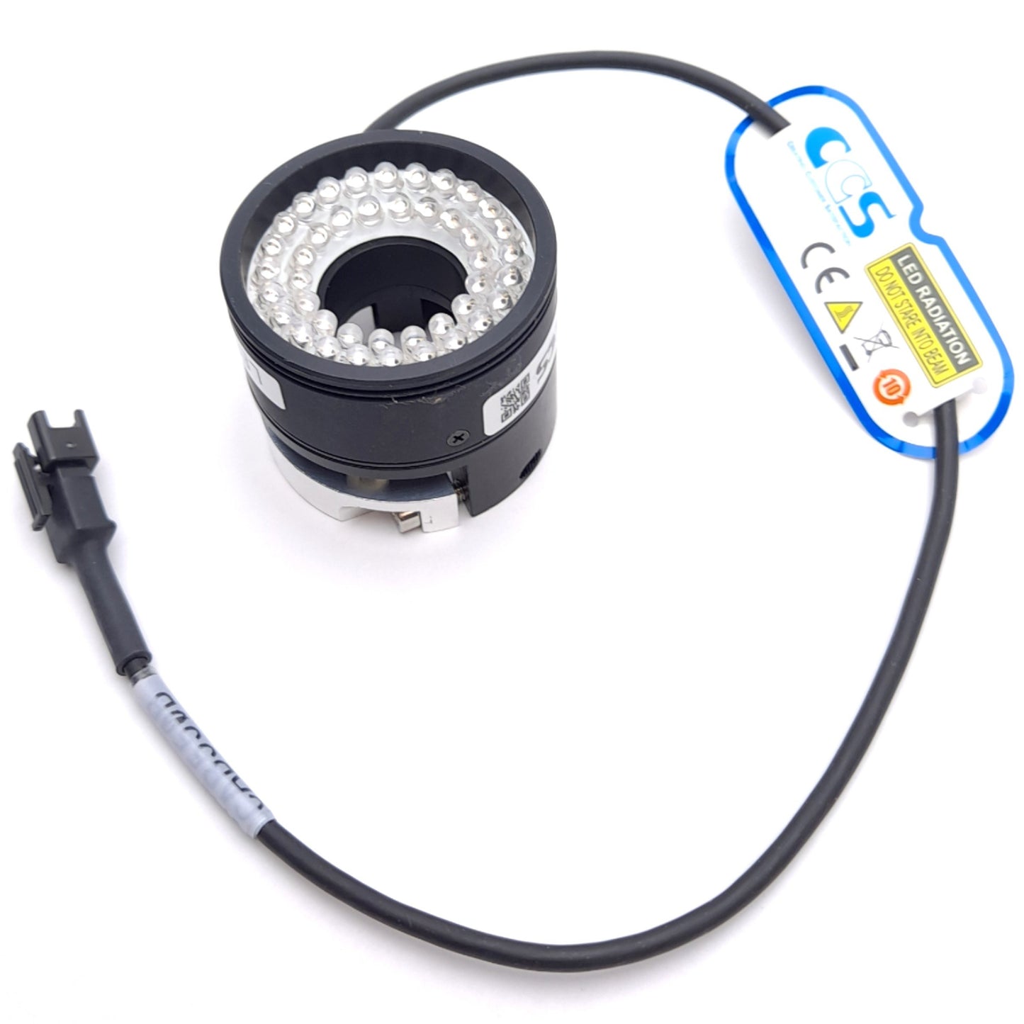 New – Open box CCS LDR2-42BL2 Machine Vision Ring Light, Blue 470nm, 42mm OD, 18mm ID