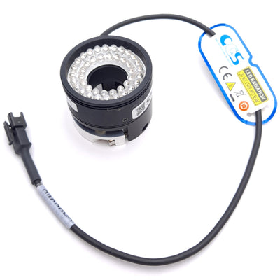 New – Open box CCS LDR2-42BL2 Machine Vision Ring Light, Blue 470nm, 42mm OD, 18mm ID