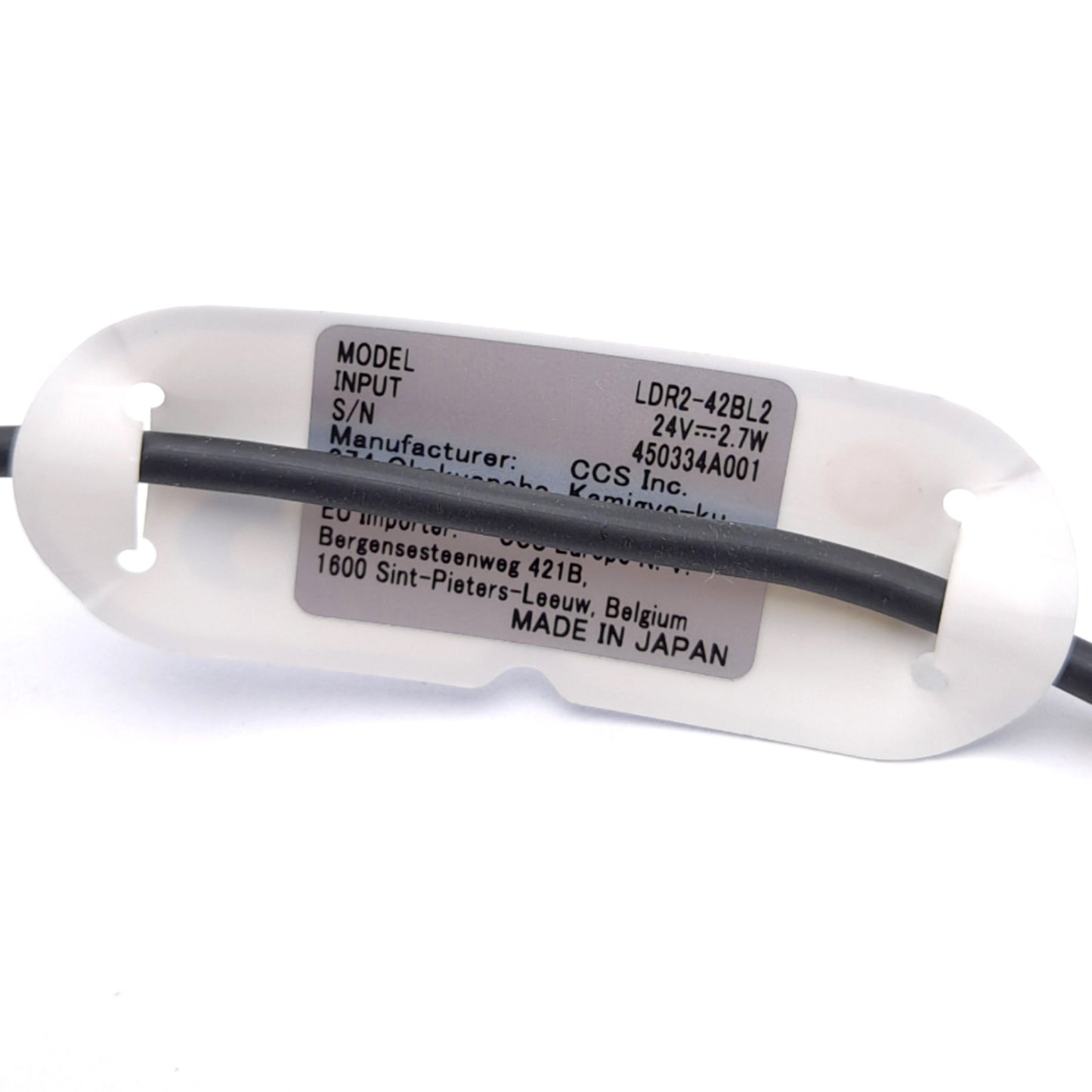 New – Open box CCS LDR2-42BL2 Machine Vision Ring Light, Blue 470nm, 42mm OD, 18mm ID