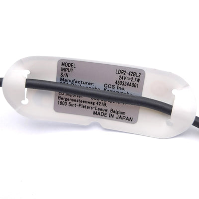 New – Open box CCS LDR2-42BL2 Machine Vision Ring Light, Blue 470nm, 42mm OD, 18mm ID