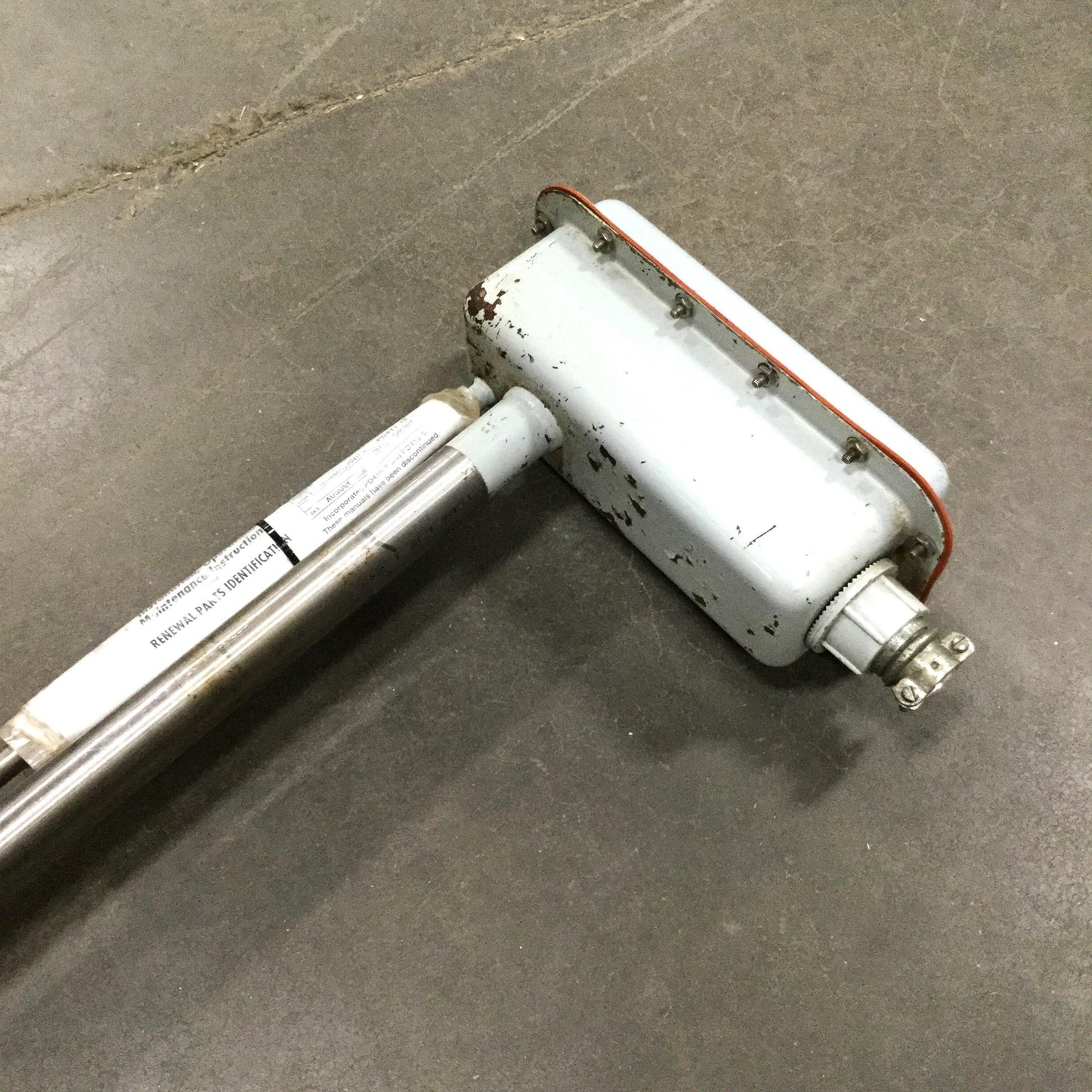 Used Chromalox TLS-330A-036 Over-the-Side Immersion Heater 3-Element 3000W 240VAC 3PH