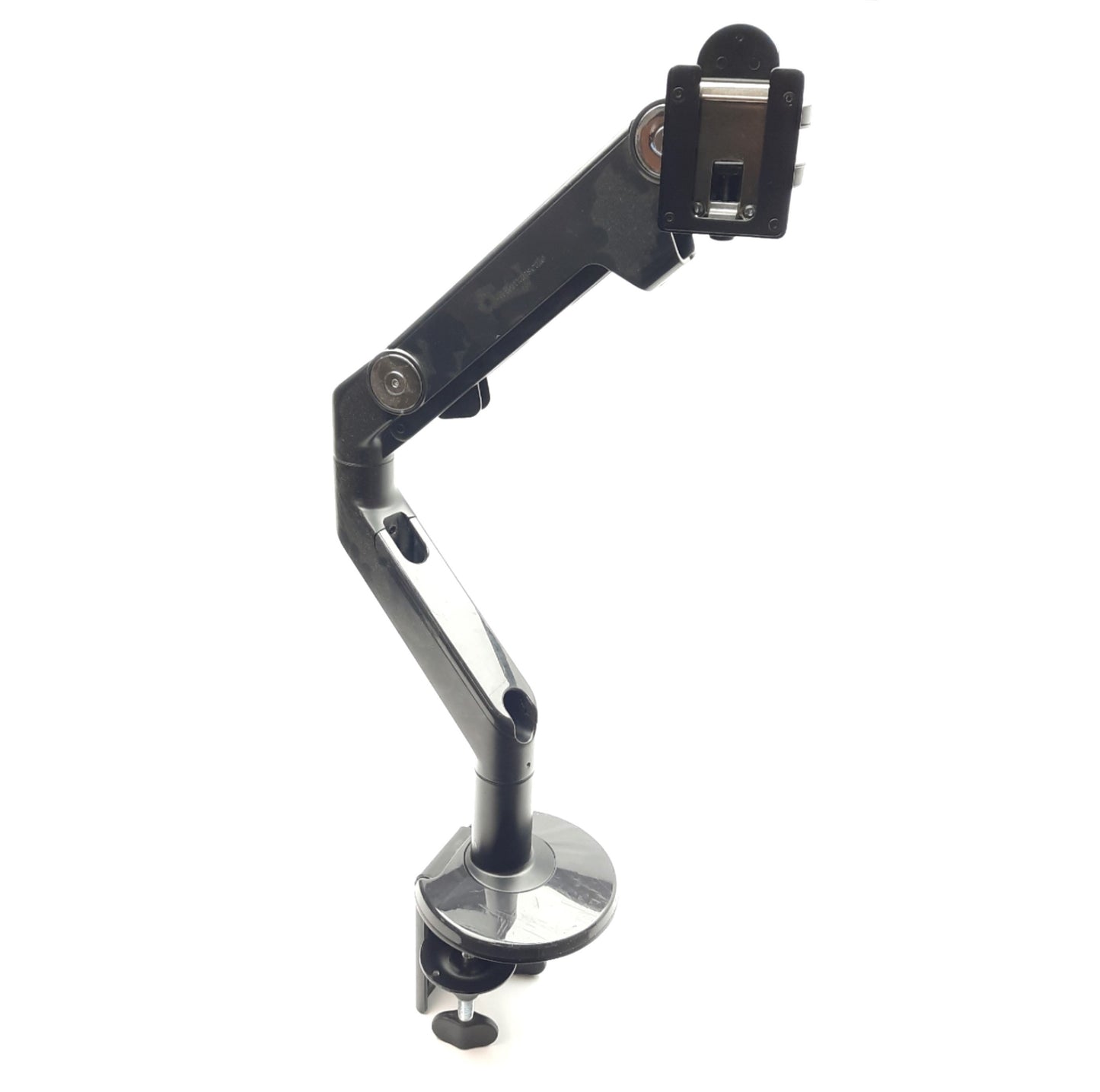 Used Humanscale M8 Monitor Desk Arm, 19in Reach, 18in Height, 50lbs Max, *No Bracket*