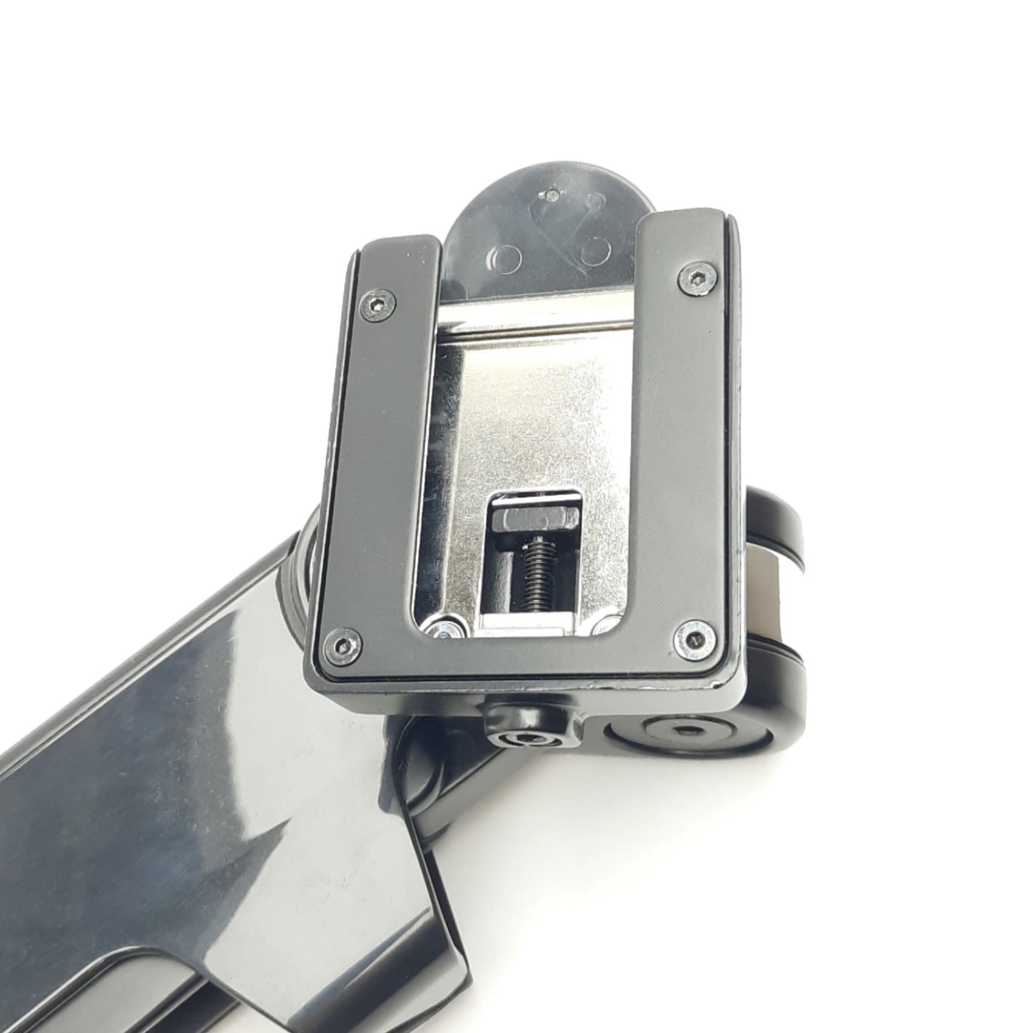 Used Humanscale M8 Monitor Desk Arm, 19in Reach, 18in Height, 50lbs Max, *No Bracket*