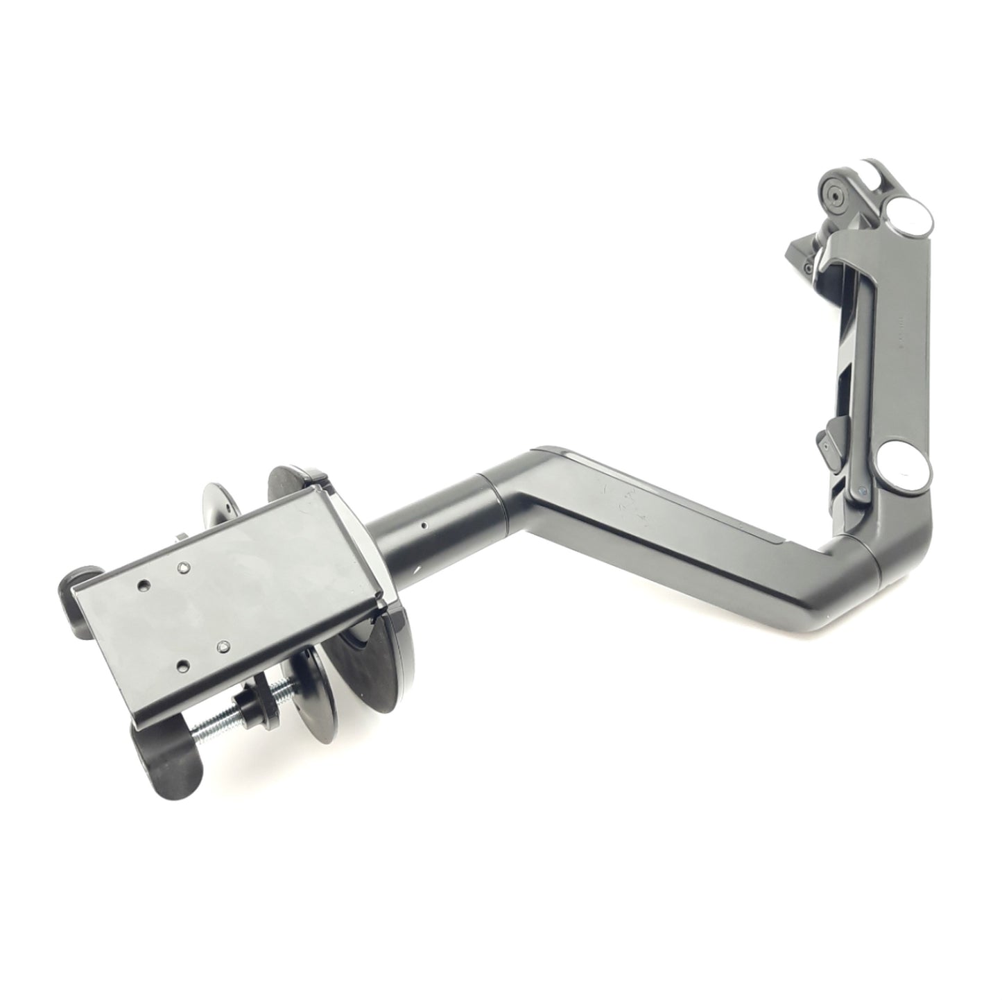 Used Humanscale M8 Monitor Desk Arm, 19in Reach, 18in Height, 50lbs Max, *No Bracket*