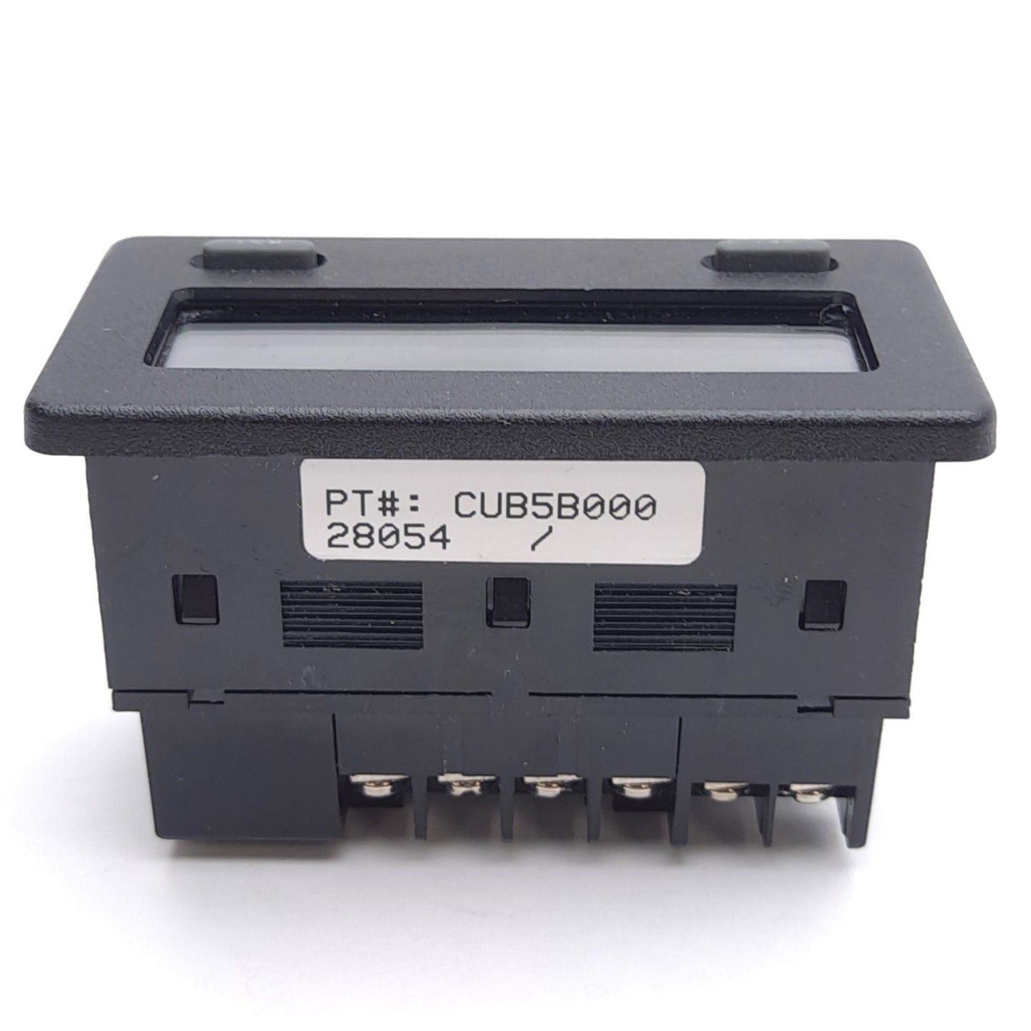 Used Red Lion CUB5B000 Dual Counter Rate Meter 8-Digit Red/Green Backlight Display