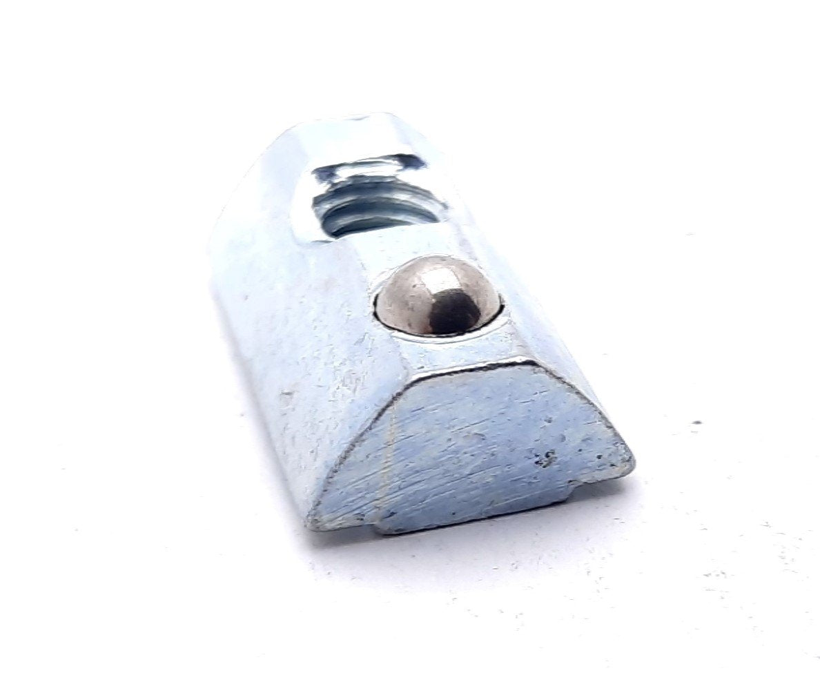 Used Lot of 20 80/20 13031 Self-Aligning Roll-in T-Nut w/Ball Spring M6 X 1.0