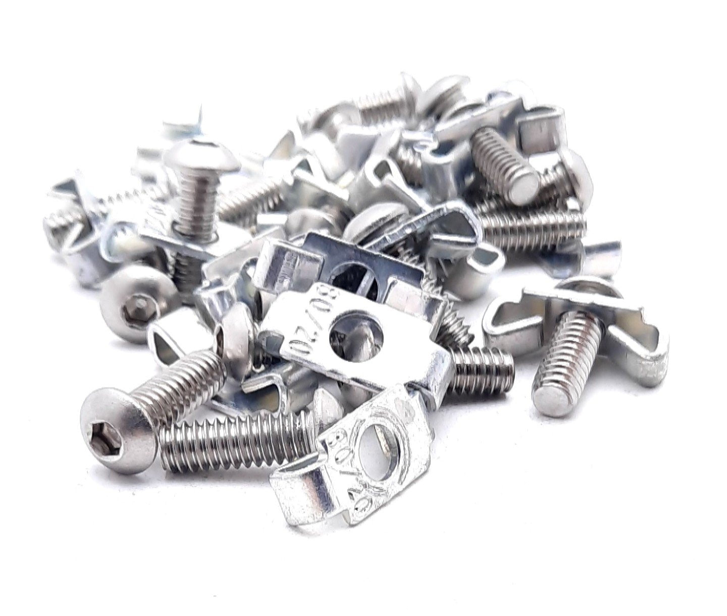 Used Lot of 20 80/20 3682 Steel Standard End Fastener Series 10 1/4-20