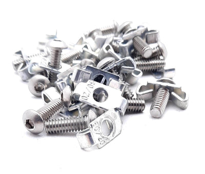 Used Lot of 20 80/20 3682 Steel Standard End Fastener Series 10 1/4-20