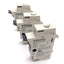 Used Lot of 3 Entrelec DL 10/17,5.SF Fuse Holder, 30A 600VAC Rating, 1-Pole