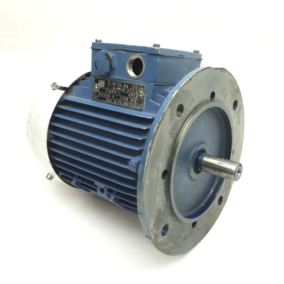 Used WEG 3~MotorTeal800701 Pump Motor, 460V 3-Ph, 0.55kW, 1110RPM, FF80 Frame