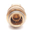 Used Lot of 5 Parker Rectus Type 21 Coupler, Brass, G1/8 Male Thread to ø9mm ID