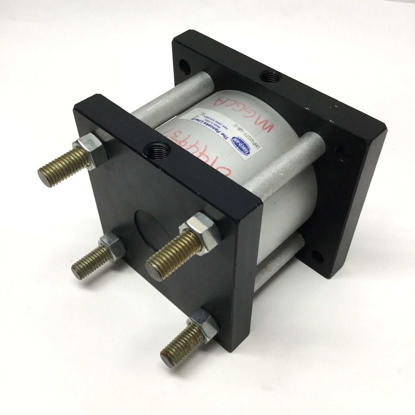 Used Fabco-Air UHP4X1FF-WR-V Hi-Power Pancake Line Air Cylinder 4" Bore, 1" Stroke