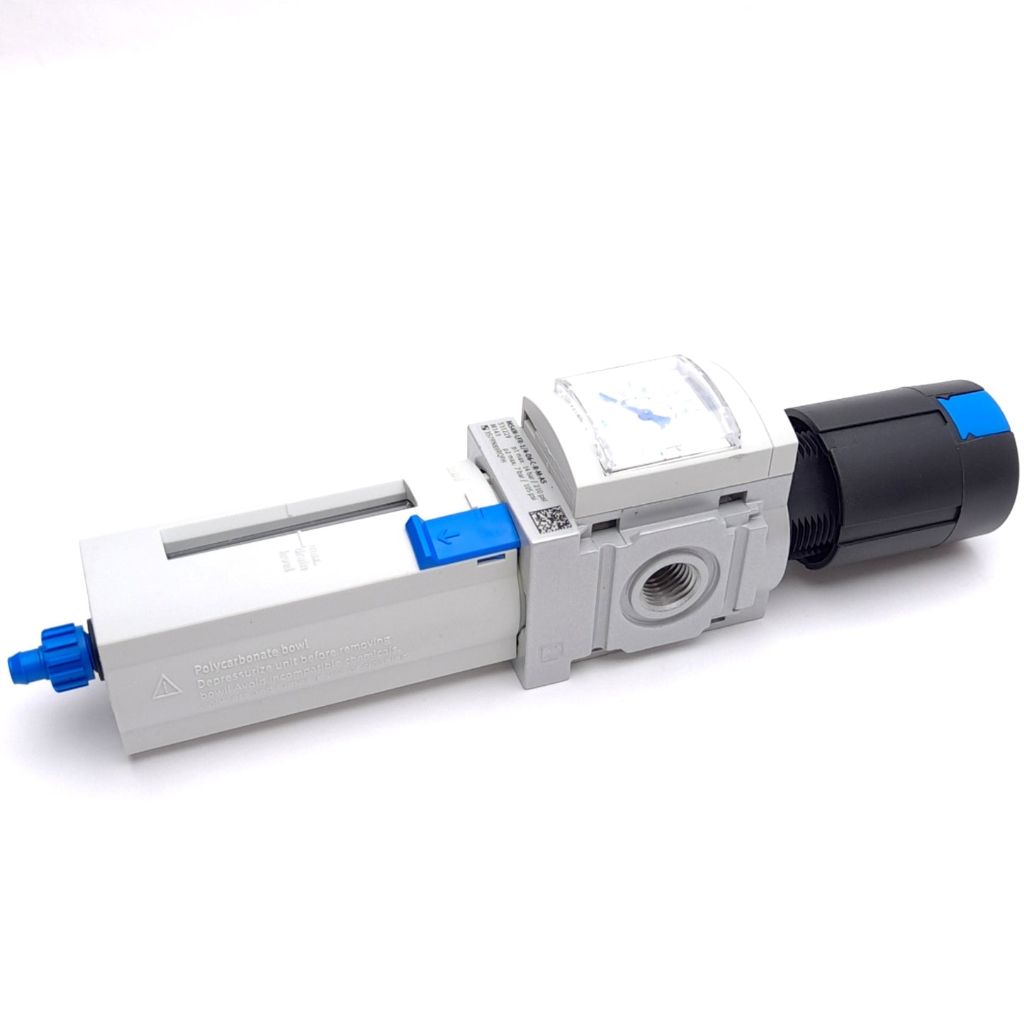 New – Open box Festo MS4N-LFR-1/4-D6-CRM-AS Filter Regulator, 1500 l/min, 1/4in NPT, 5µm