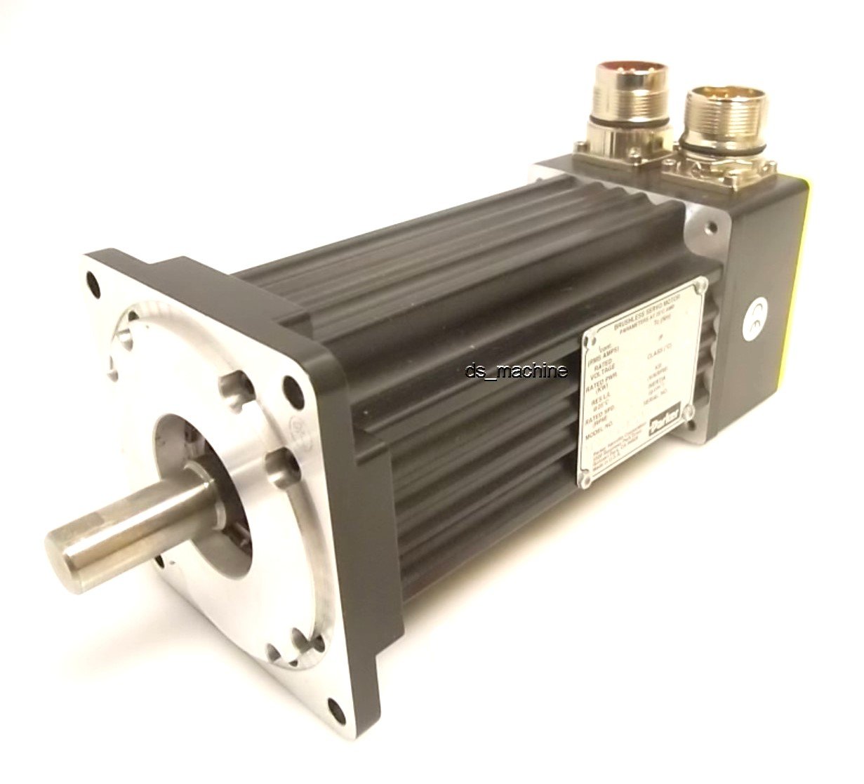 Used Parker N0343FQ-NPSN Brushless Servo Motor 340V, 4.59A, 6800RPM, NEMA-34, 1/2"-OD