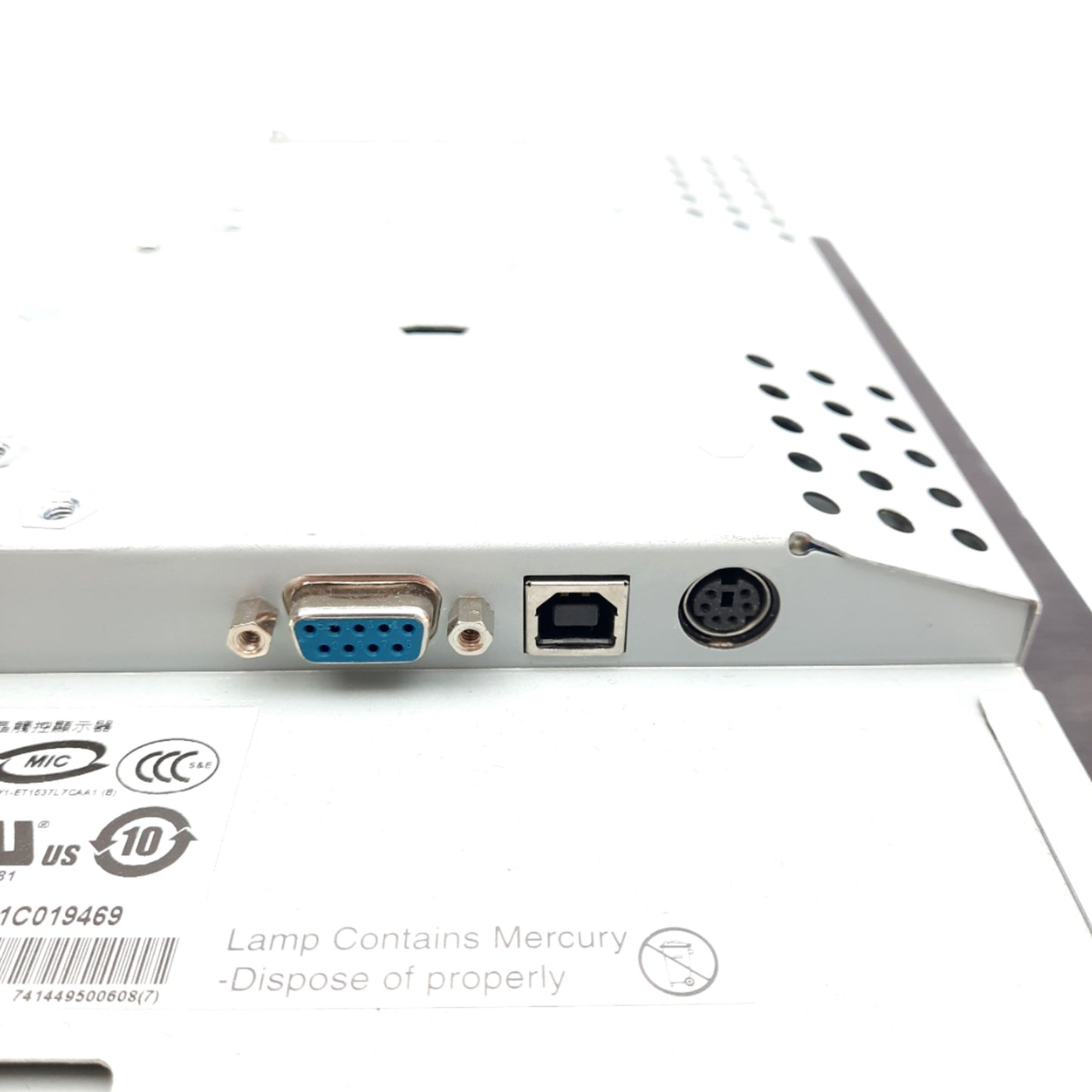 Used Elo ET1537L-7CWA-1-NPB-G Touch Screen Monitor, 15in, 1024x768, VGA, 12VDC