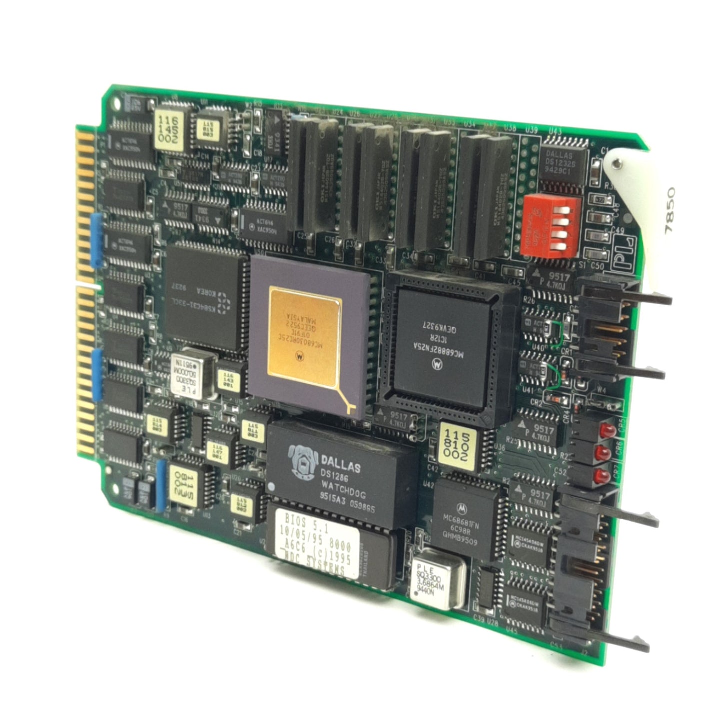 Used Prologic 68030 NDC Systems PC CPU Computer Board Assembly, B771397, 7850, 5305