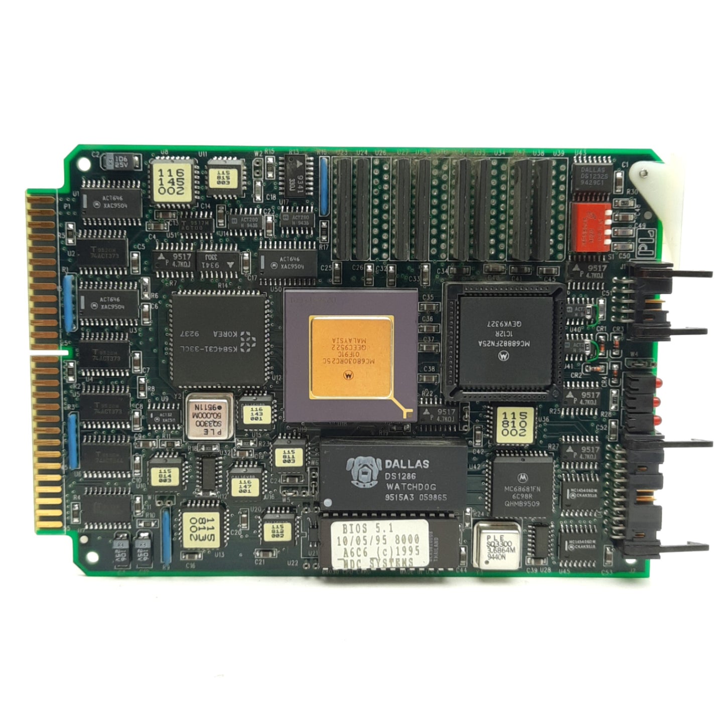 Used Prologic 68030 NDC Systems PC CPU Computer Board Assembly, B771397, 7850, 5305