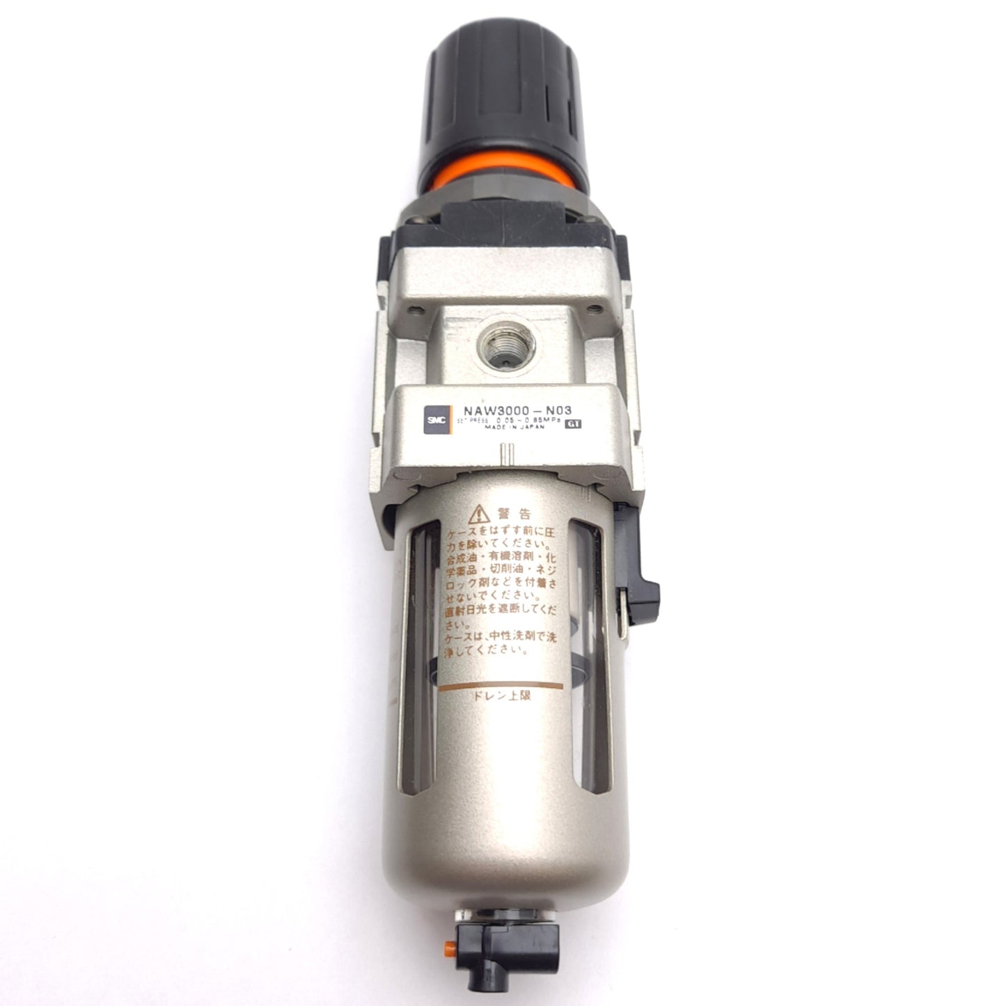 Used SMC NAW3000-N03 Pneumatic Filter/Regulator, Set: 0.05-0.85MPa, Ports: 3/8in NPT