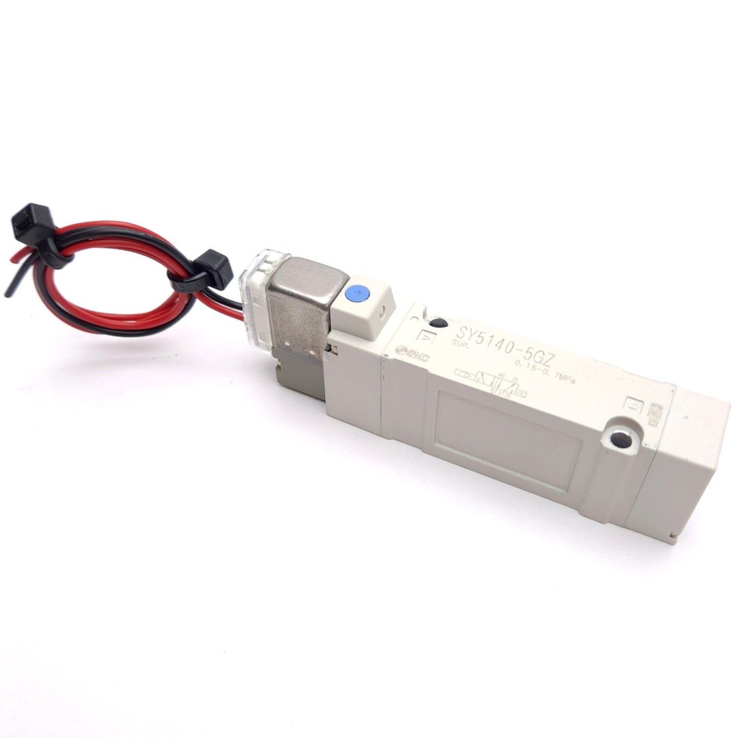 Used SMC SY5140-5GZ Solenoid Valve 5-Port 2-Position, 0.7MPa Max, 24VDC Coil