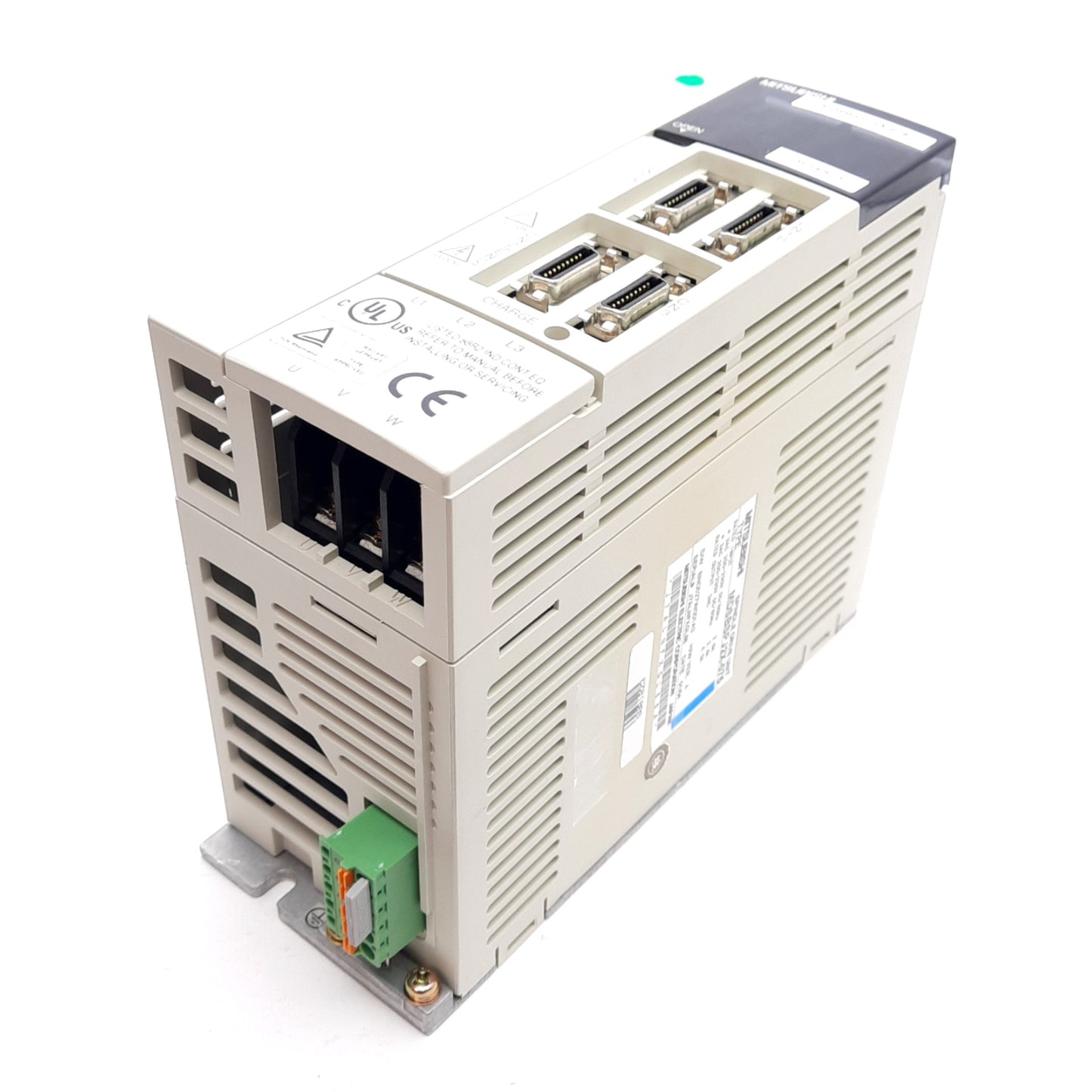 Used Mitsubishi MDSBSPJ2X-075 Spindle Drive Unit, 3PH 200-230VAC Input, 0.75kW Output
