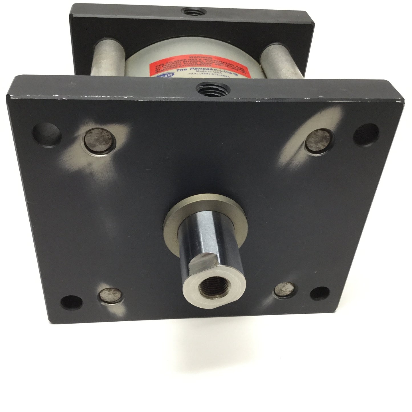 Used Fabco-Air UHP4X1FF-K-V Hi-Power Pancake Line Air Cylinder 4" Bore, 1" Stroke
