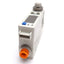 Used SMC PFM725S-N7-B Digital Flow Switch, 0.5-25 l/min, PNP Output, 0.75MPa, 24VDC