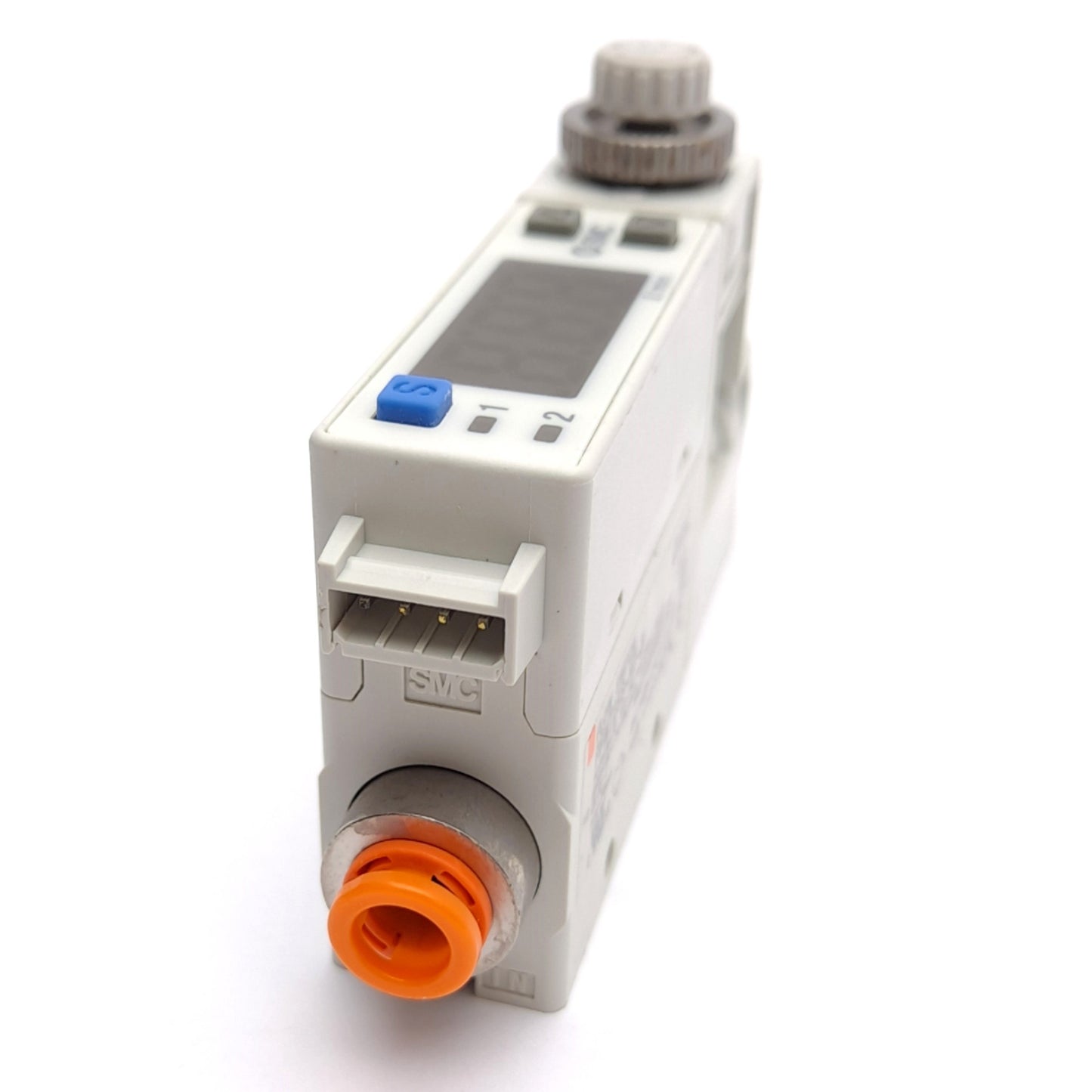 Used SMC PFM725S-N7-B Digital Flow Switch, 0.5-25 l/min, PNP Output, 0.75MPa, 24VDC