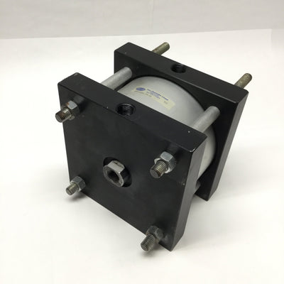 Used Fabco-Air UHP6X1WFR-TFR-DR Hi-Power Double Rod Cylinder 6" Bore, 1" Stroke