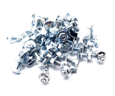 Used Lot of 50 80/20 13171 Drop-In T-Slot Stud Assembly 40 Series M8 x 1.25 x 25mm