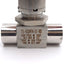 Used Swagelok SS-43GVF4-LL-RD Ball Valve, 500psig, 1/4in NPT, 316 Stainless Steel