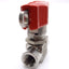 Used Swagelok SS-43GVF4-LL-RD Ball Valve, 500psig, 1/4in NPT, 316 Stainless Steel