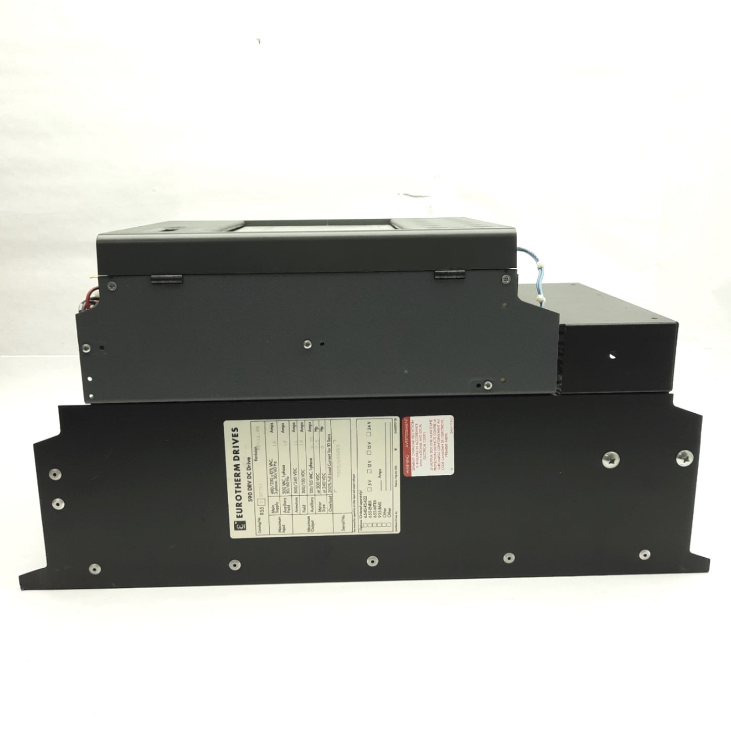 Used Eurotherm Drives 955DBR751 DC Motor Drive 480/230V 3-Ph AC Supply, 7.5HP Output