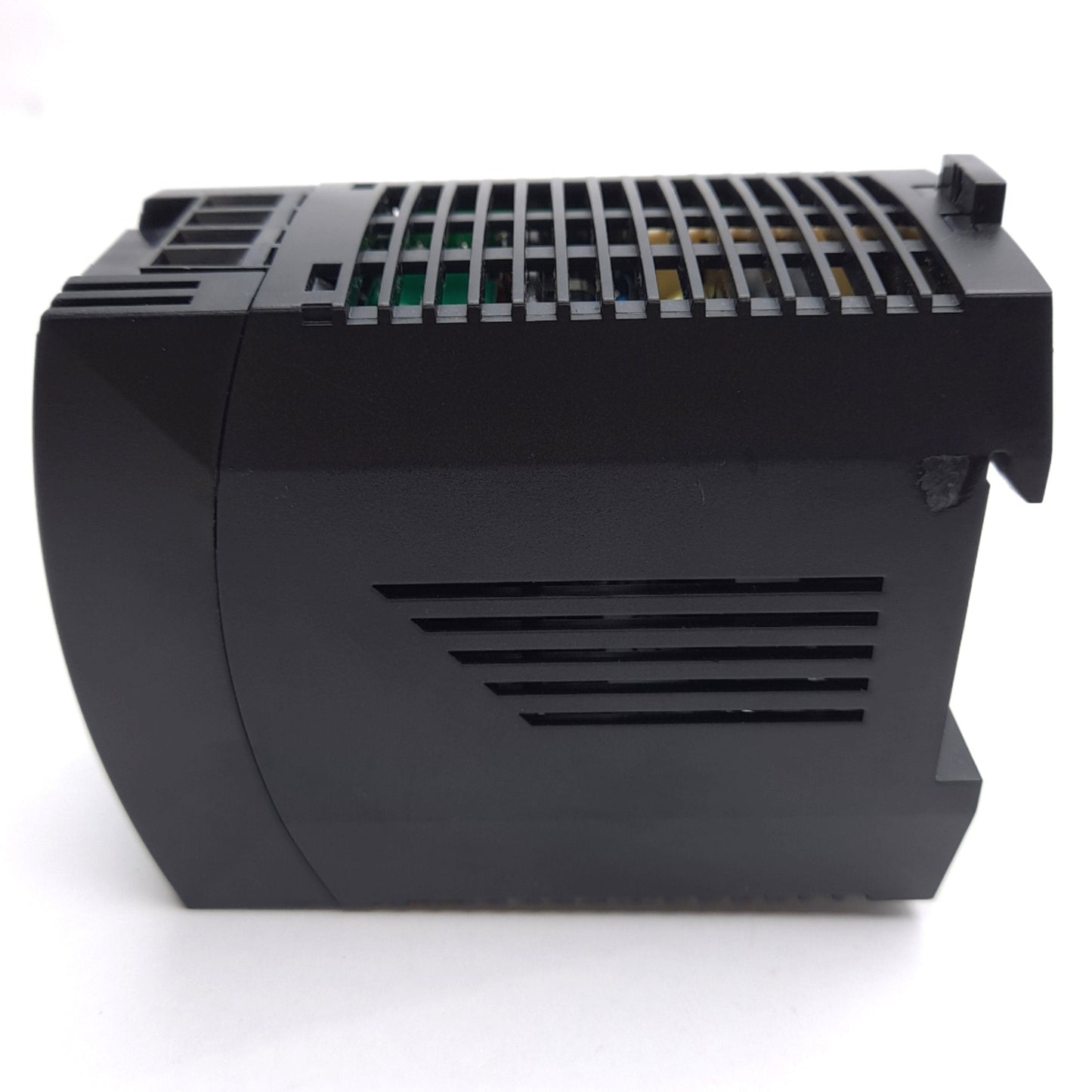 Used Allen Bradley 1606-XLP60BQ Power Supply, 100-240VAC/110-300VDC In, 12-15VDC Out