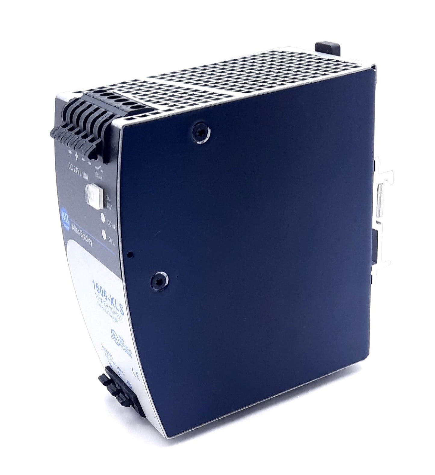 New – Open box Allen Bradley 1606-XLS240E DIN Power Supply, 100-240VAC In, 24VDC 10A Out, 240W