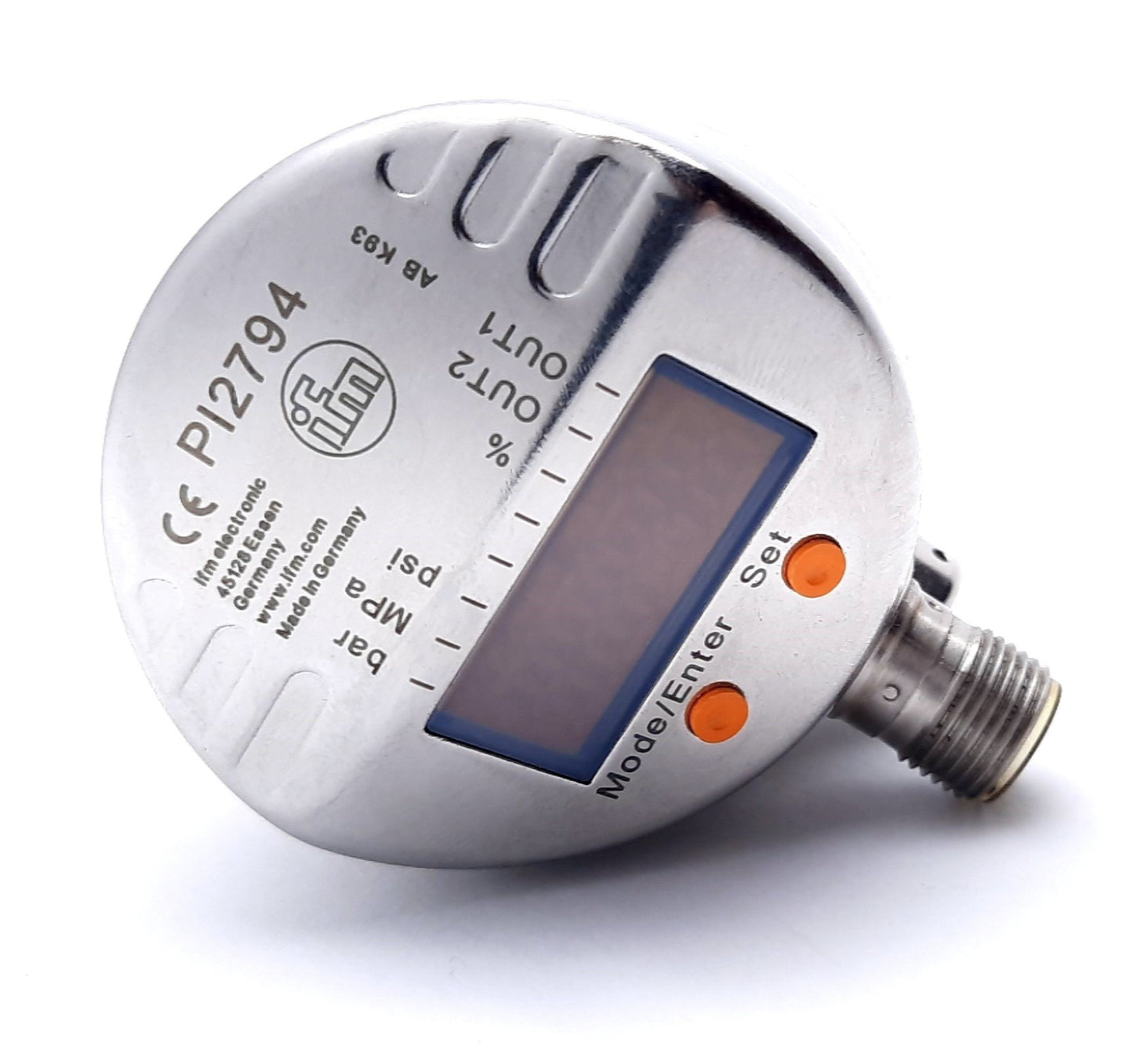 New – Open box ifm PI2794 Flush Pressure Sensor IO Link -1 to 10 Bar, 18-32VDC 4-20mA