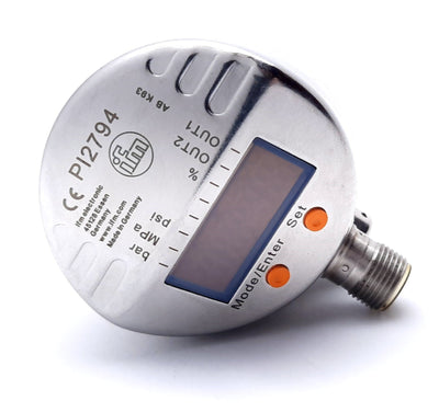 New – Open box ifm PI2794 Flush Pressure Sensor IO Link -1 to 10 Bar, 18-32VDC 4-20mA