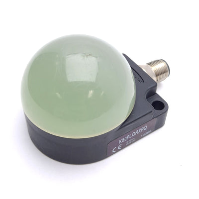Used Banner K50FLGRXPQ EZ-LIGHT Illuminated Domed LED Indicator, 2-Color Red/Green
