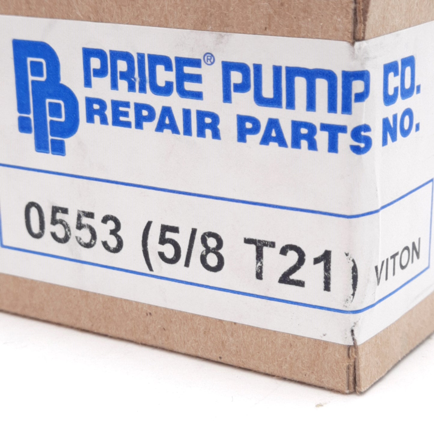 New Price Pump Co 0553 Viton Pump Seal, Type T21, 5/8in, 316 Stainless Steel