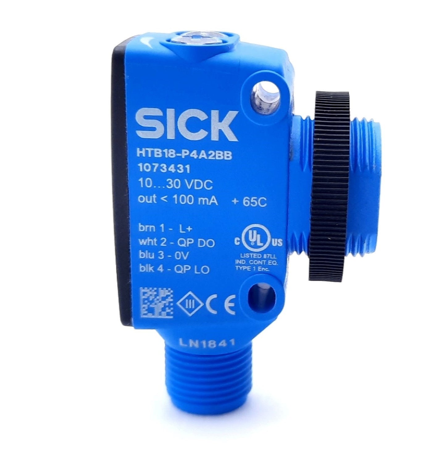 New Sick HTB18-P4A2BB Photoelectric Sensor Background Suppression PNP 5-150 mm