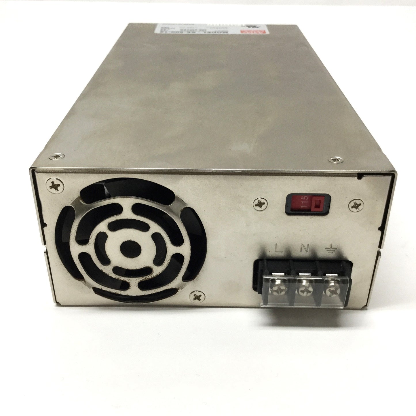 Used Mean Well SE-600-12 Power Supply 100-120/200-240VAC Input, 12VDC 50A 600W Output