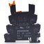 Used Lot of 4 Schrack ST 3F LC4 Relay Socket, 6A 250VAC Rating, For 12/24/48VDC Relay