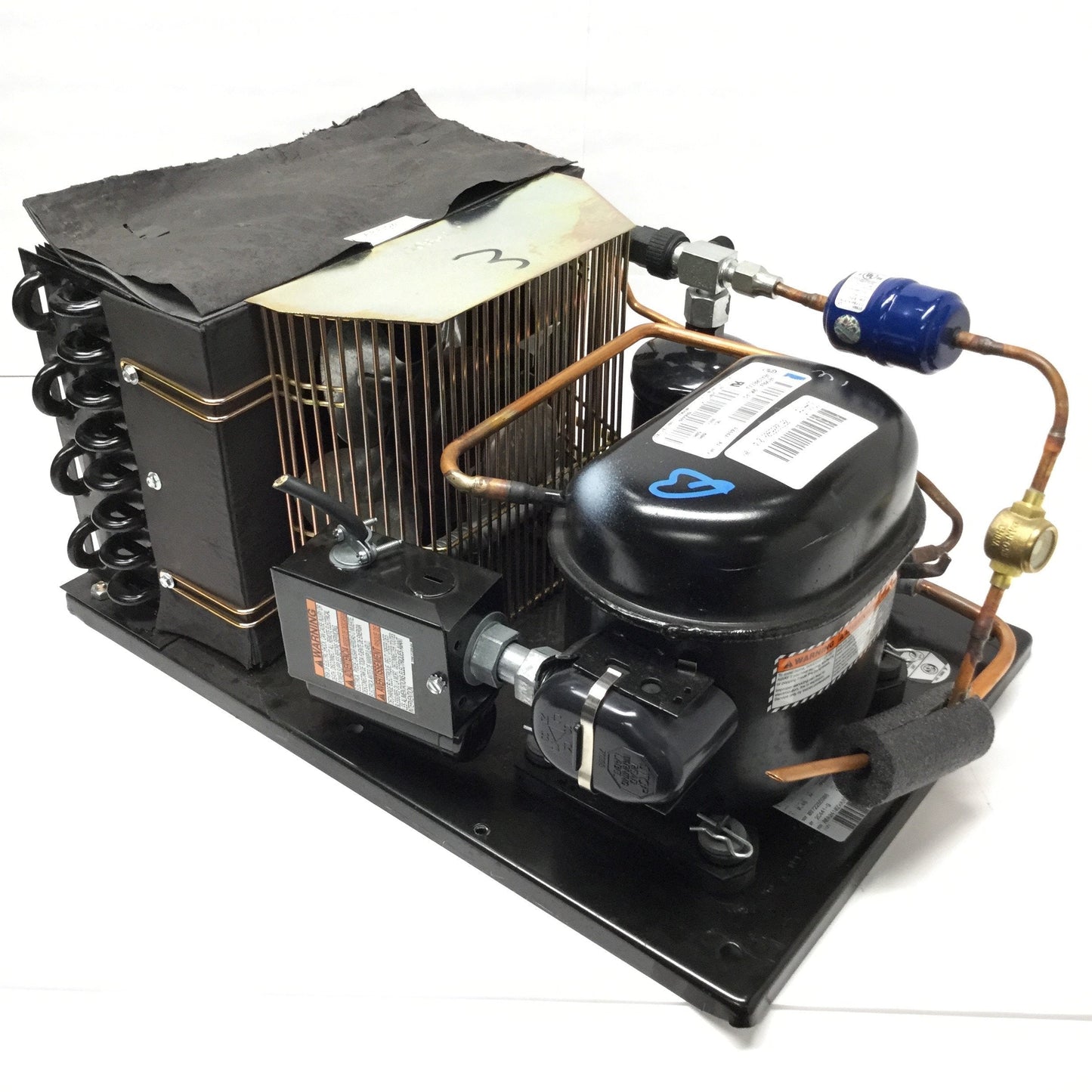 Used Tecumseh AEA2410ZXAXC Indoor Condensing Compressor Unit Air-Cooled 1/4HP 1500BTU