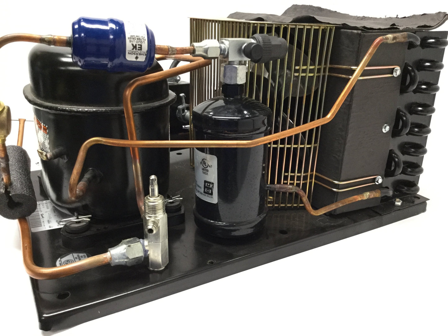 Used Tecumseh AEA2410ZXAXC Indoor Condensing Compressor Unit Air-Cooled 1/4HP 1500BTU