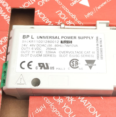 New Carlo Gavazzi BPL Universal Power Supply For UDM/USC, 24..48VAC/DC Supply