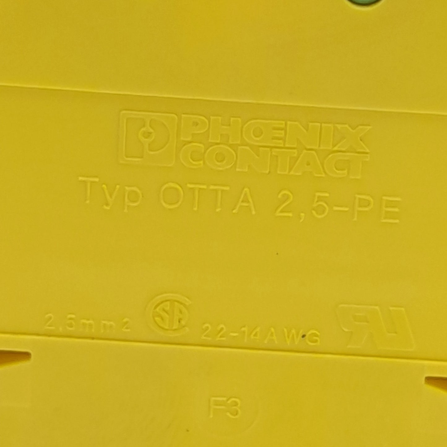 New – Open box Lot of 2 Phoenix Contact OTTA 2,5-PE 0790556 Ground Terminal Block, 1-Level