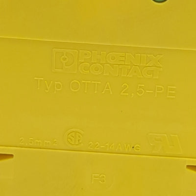 New – Open box Lot of 2 Phoenix Contact OTTA 2,5-PE 0790556 Ground Terminal Block, 1-Level