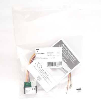 New Carlo Gavazzi G88104401 Dupline Universal Transmitter Input Module 2mA Max, 4-Ch
