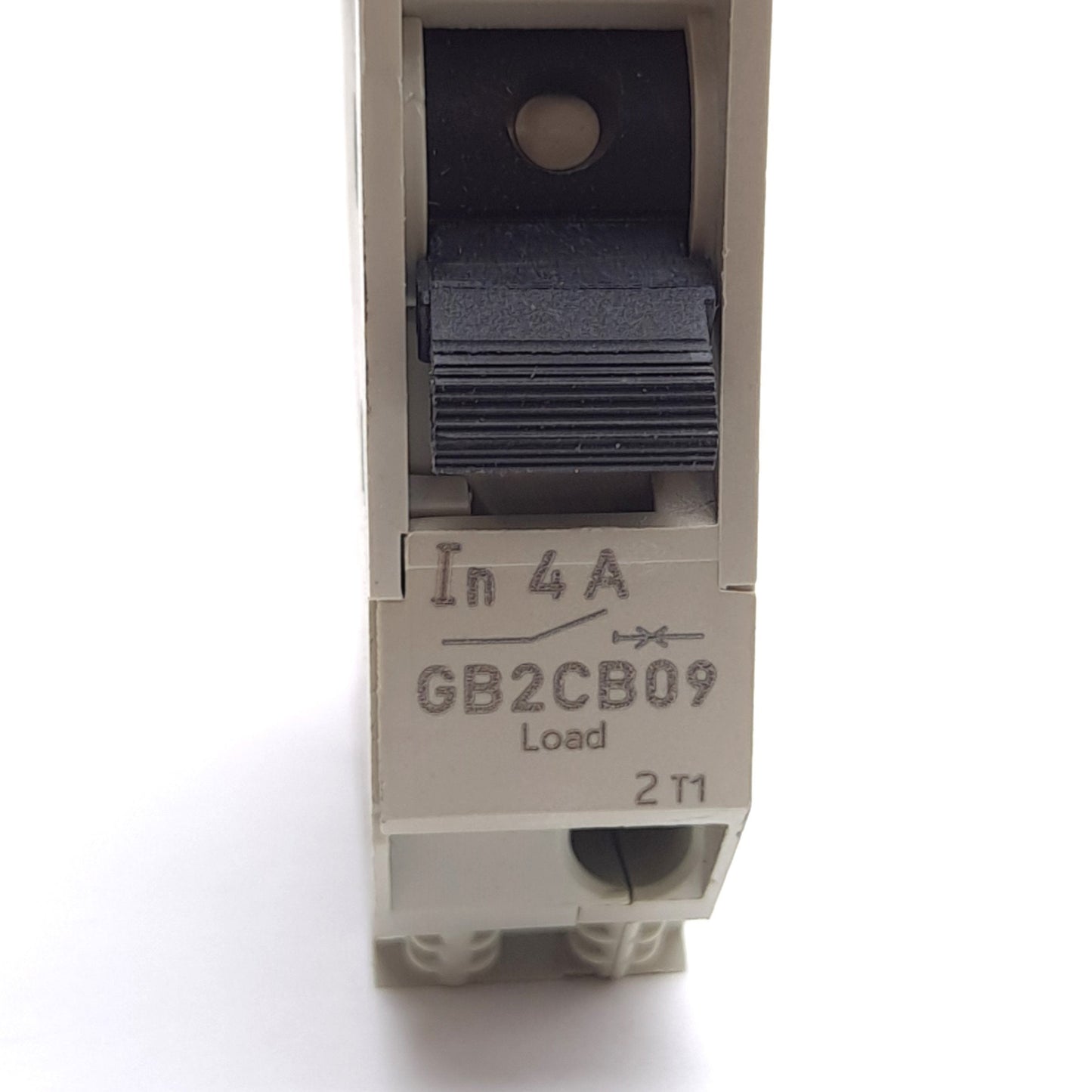 New – Open box Lot of 2 Schneider Electric GB2CB09 Circuit Breaker, 1-Pole, 4A 277VAC/48VDC