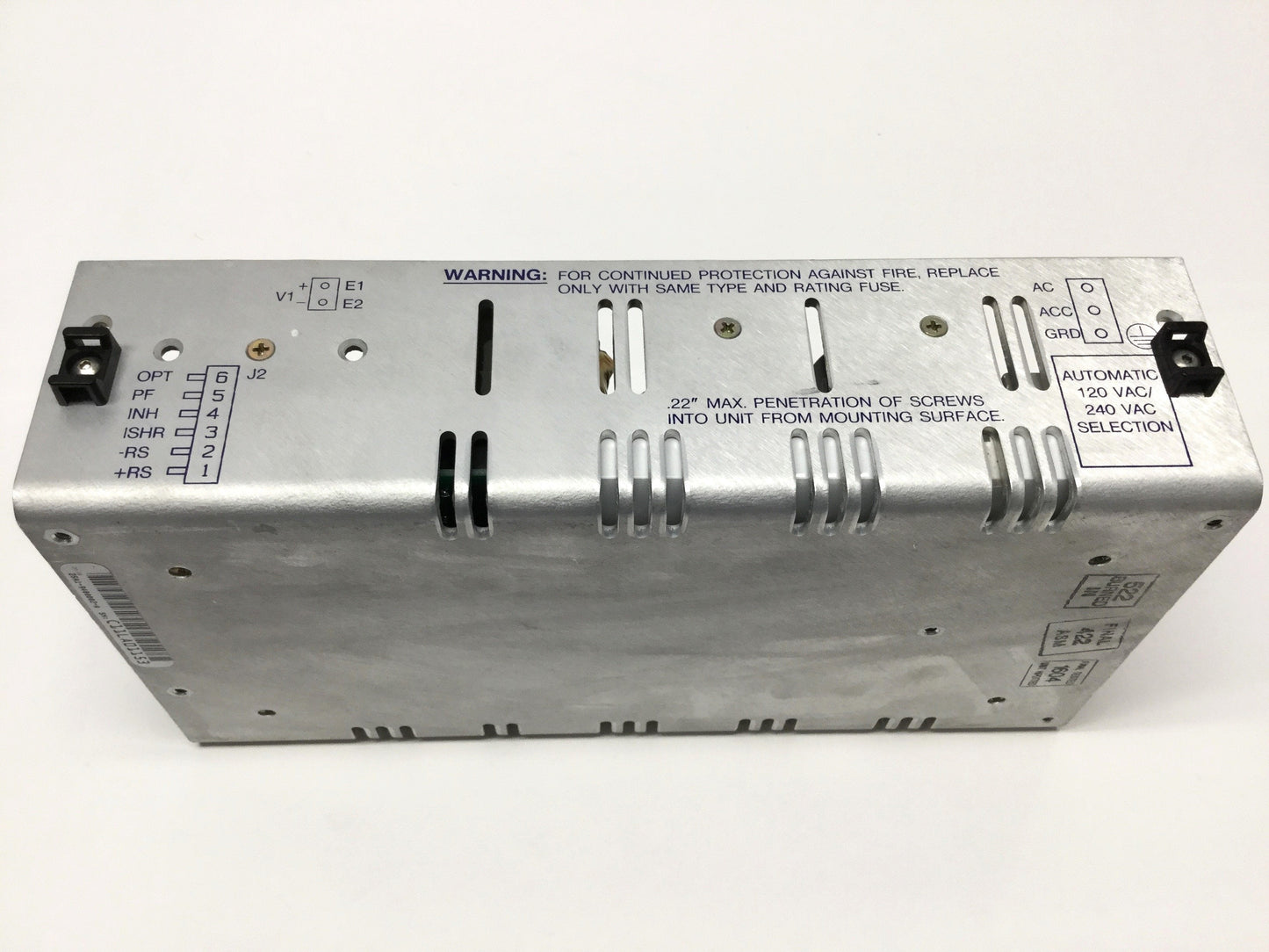 Used ACME Standard 25A1-9400002-A Power Supply 115/230VAC In, 24VDC 11A OUT 264W